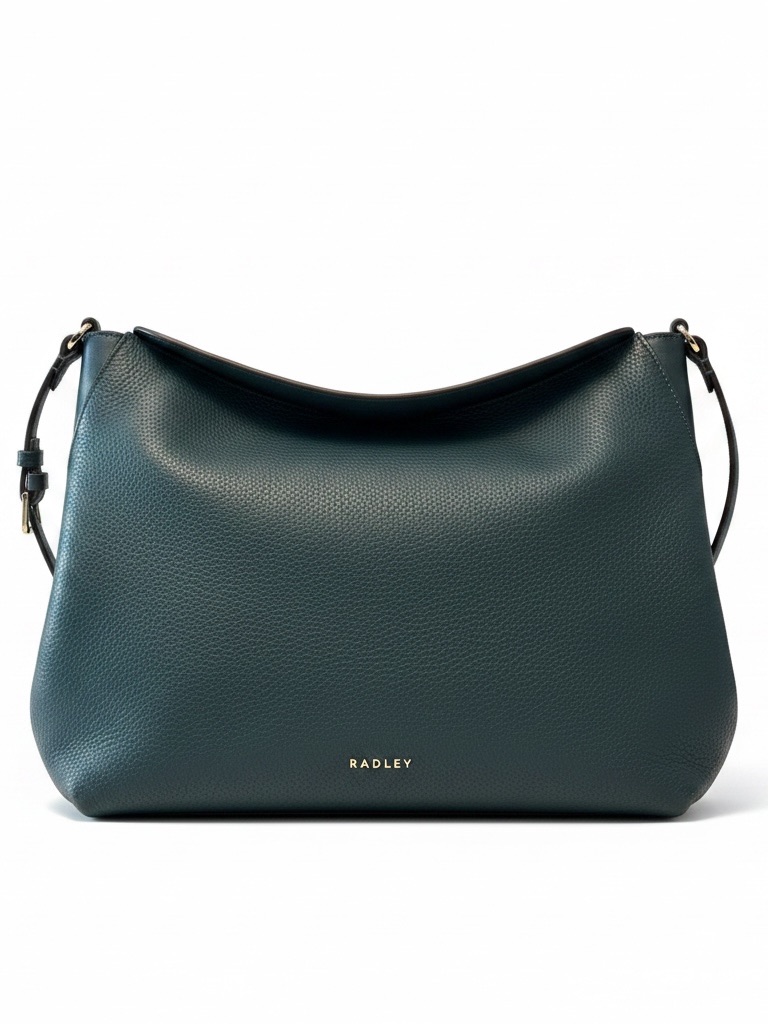 Radley London City Road Large Open Top Shoulder Bag Open Green Nwt